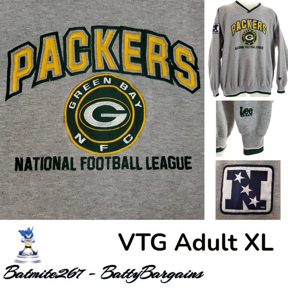 XL Vtg Green Bay Packers Embroidered Sweatshirt - Picture 1 of 16